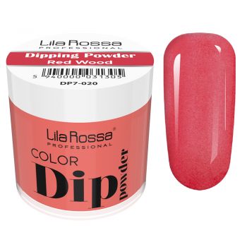 Dipping powder color, Lila Rossa, 7 g, 020 red Wood