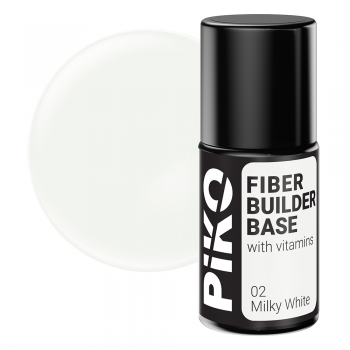 Fiber builder base cu Vitamine, Piko, 7 ml, Milky White