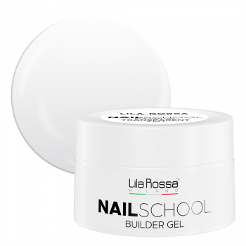 Gel constructie Lila Rossa Nailschool, 15 g, bianco estremo ieftin