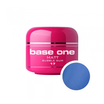 Gel UV color Base One, Matt, bubble gum 17, 5 g ieftin