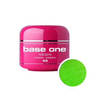 Gel UV color Base One, Neon, fresh green 23, 5g ieftin