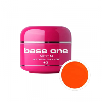 Gel UV color Base One, Neon, medium orange 10, 5 g ieftin