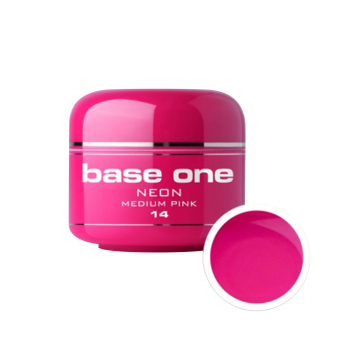 Gel UV color Base One, Neon, medium pink 14, 5 g