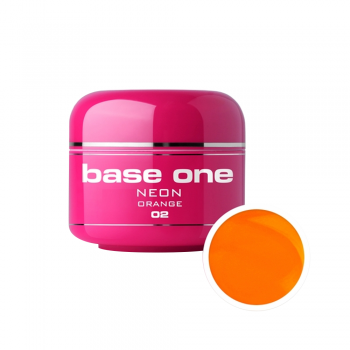 Gel UV color Base One, Neon, orange 02, 5 g ieftin