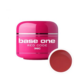 Gel UV color Base One, Red code, 36c, 5 g