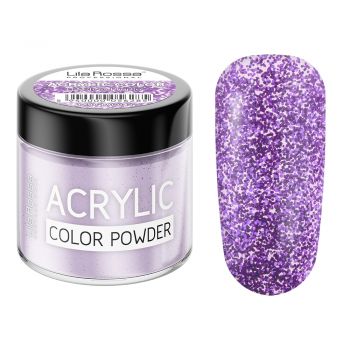 Pudra acrilica color, Lila Rossa, Dazzling Purple, 7 g de firma originala