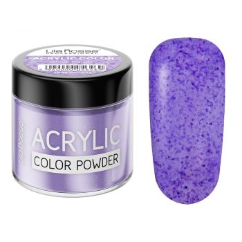 Pudra acrilica color, Lila Rossa, Glitter Purple, 7 g de firma originala