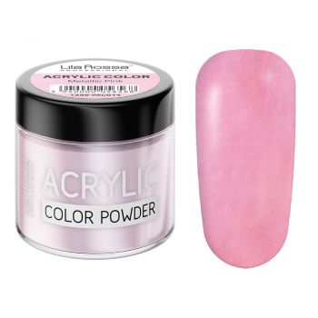 Pudra acrilica color, Lila Rossa, Metallic Pink, 7 g de firma originala