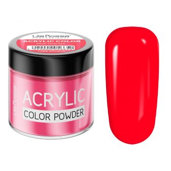 Pudra acrilica color, Lila Rossa, Pink Orange, 7 g ieftina