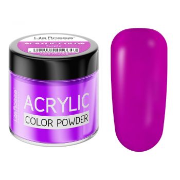 Pudra acrilica color, Lila Rossa, Purple, 7 g de firma originala