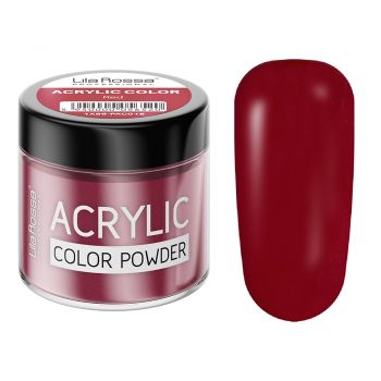 Pudra acrilica color, Lila Rossa, Red, 7 g de firma originala