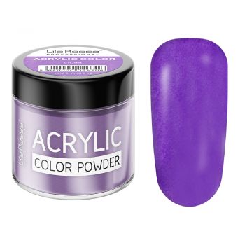 Pudra acrilica color, Lila Rossa, Violet, 7 g