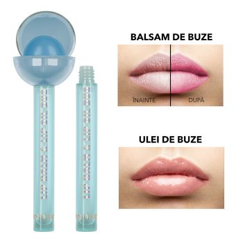 Balsam si Ulei de Buze Handaiyan Lollipop Lip Balm & Lip Oil Duo #06 la reducere