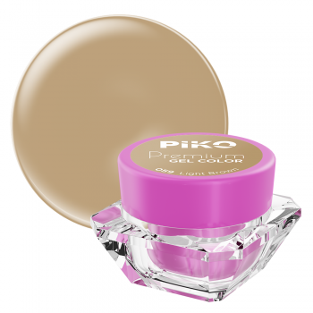 Gel UV color Piko, Premium, 059 Light Brown, 5 g