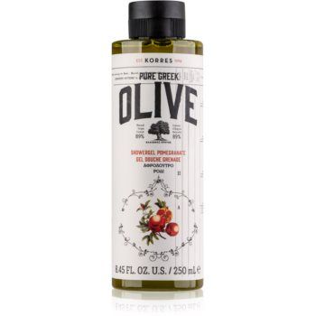 Korres Pure Greek Olive & Pomegranate Gel de duș energizant