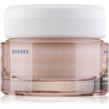 Korres Wild Rose gel crema hidratant pentru o piele mai luminoasa