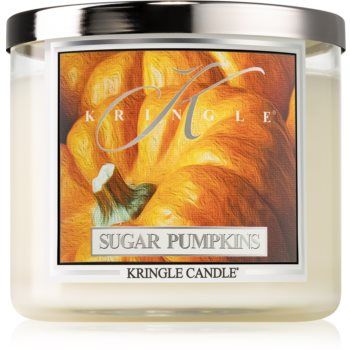 Kringle Candle Sugar Pumpkins lumânare parfumată I.
