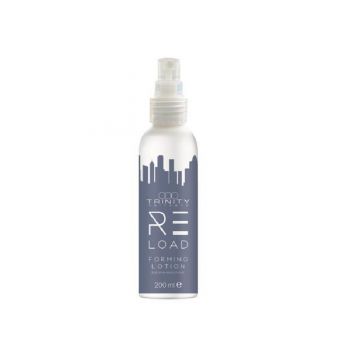 Lotiune spray luciu protectie termica, fixare elastica, Reload Trinity Haircare, 200 ml la reducere