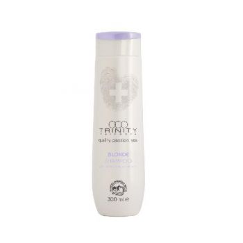 Sampon anti yellow pentru nuante reci de blond Essentials Blonde Trinity Haircare, 300 ml