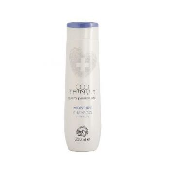 Sampon hidratant cu aloe vera pentru par Essentials Moisture Trinity Haircare, 300 ml