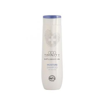 Sampon hidratant cu aloe vera pentru par Essentials Moisture Trinity Haircare, 75 ml