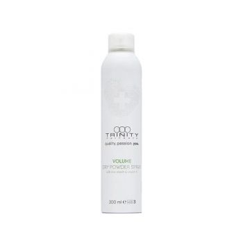 Sampon uscat pentru par fin Essentials Volume Dry Powder Spray Trinity Haircare, 300 ml la reducere