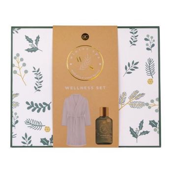 Set cadou Accentra gel de dus 150ml Wellness + Set Winter SPA cu prosop halat de baie