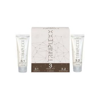 Triniplexx Set - Sampon si Masca restauratoare pentru par, Triniforce Trinity Haircare, set 2x100 ml la reducere