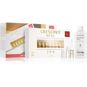 Crescina Transdermic 500 Re-Growth set 500(stimuleaza cresterea parului) pentru bărbați la reducere