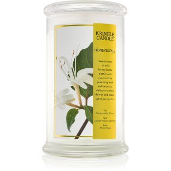 Kringle Candle Honeysuckle lumânare parfumată