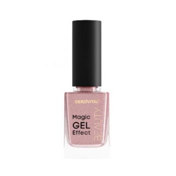 Lac pentru unghii Gerovital Beauty Magic Gel Effect Nuanta 06 Roz, 11ml de firma originala