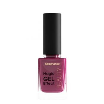 Lac pentru unghii Gerovital Beauty Magic Gel Effect Nuanta 09 Roz, 11ml de firma originala