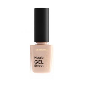 Lac pentru unghii Gerovital Beauty Magic Gel Effect Nuanta 22 Crem, 11ml de firma originala