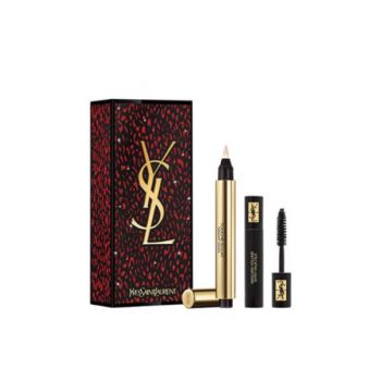 Set cadou Yves Saint Laurent, Touche Eclat 2 Holiday ( Corector 2.5ml + Rimel Mascara Volum Effet Faux Cils 2ml) ieftin