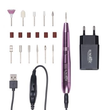 Freza Unghii cu Capat USB Titanium Travel - LUXORISE, Rose
