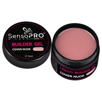 Gel Camuflaj Unghii SensoPRO Milano 15ml - Cover Nude