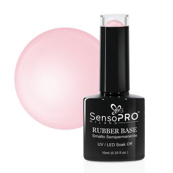 Rubber Base Gel SensoPRO Milano 10ml, #14 Petal Pink