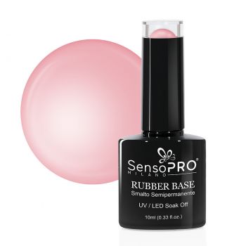 Rubber Base Gel SensoPRO Milano 10ml, #28 Fairy Tale Pink