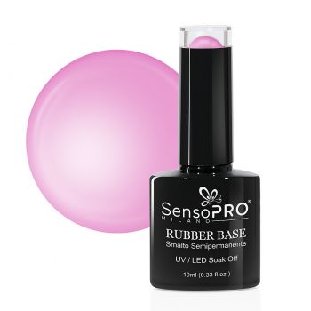 Rubber Base Gel SensoPRO Milano 10ml, #33 Candy Pink