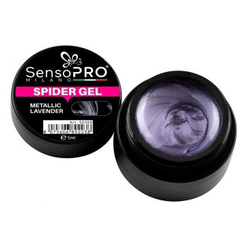 Spider Gel SensoPRO Metallic Lavender, 5 ml la reducere
