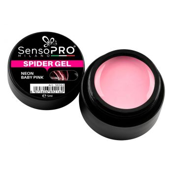Spider Gel SensoPRO Neon Baby-Pink, 5 ml de firma original