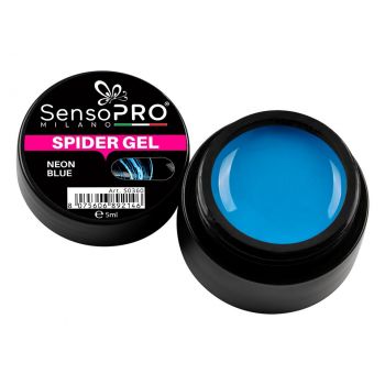Spider Gel SensoPRO Neon Blue, 5 ml la reducere