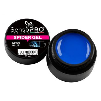 Spider Gel SensoPRO Neon Blue, 5 ml la reducere