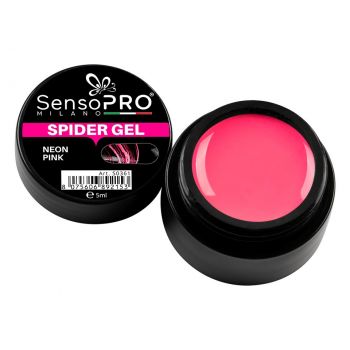 Spider Gel SensoPRO Neon Pink, 5 ml la reducere