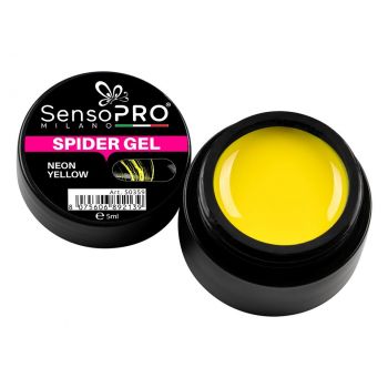 Spider Gel SensoPRO Neon Yellow, 5 ml la reducere