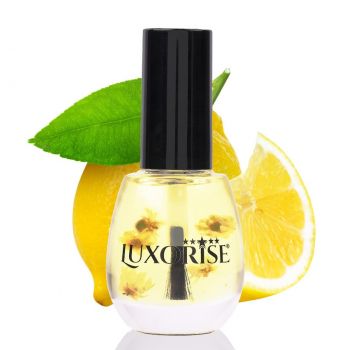 Ulei Cuticule cu Pensula Lemon - LUXORISE, 15 ml