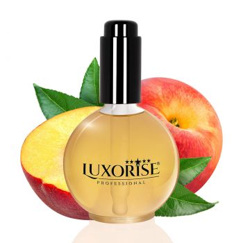 Ulei Cuticule cu Pipeta Peach - LUXORISE Germania, 75 ml