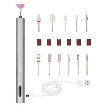 Freza Unghii Portabila TITANIUM PEN PRO - LUXORISE, Silver