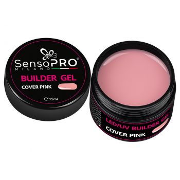 Gel Camuflaj Unghii SensoPRO Milano 15ml - Cover Pink la reducere