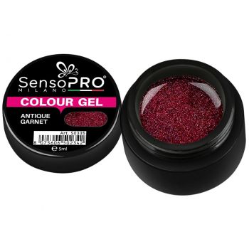 Gel UV Colorat Antique Garnet 5ml, SensoPRO Milano de firma original